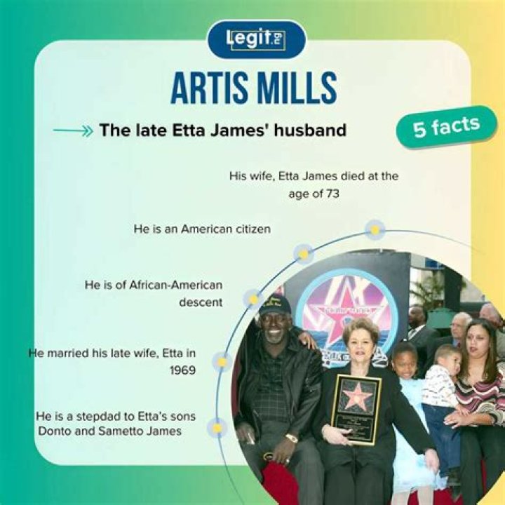Artis Mills: The Enigmatic Husband of Iconic Singer Etta James