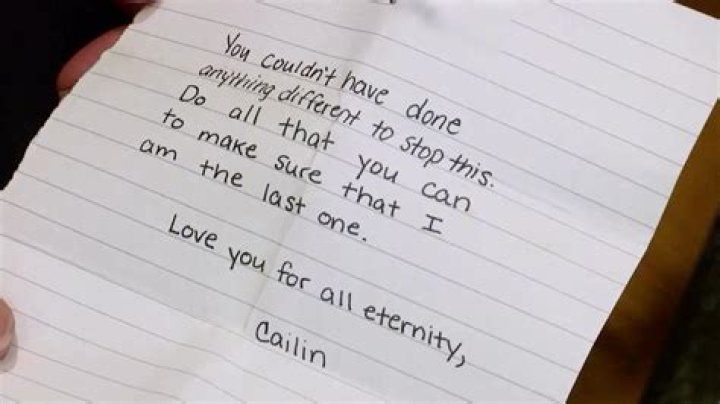 Aubreigh Wyatt Note: A Message Of Hope And Courage