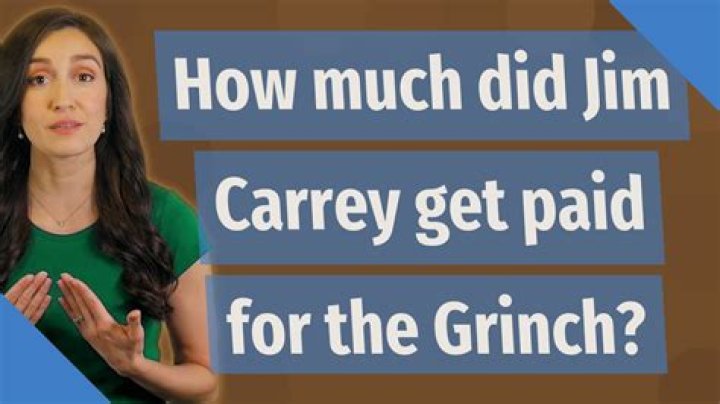 Jim Carrey's Surprising Grinch Payday