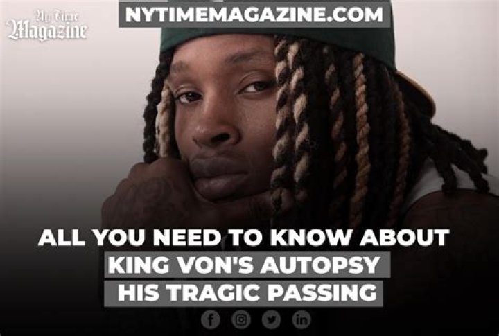 King Von Autopsy: A Shocking Revelation