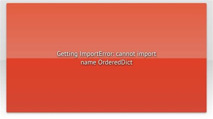 How To Fix "Import Error Cannot Import Name Open Filename From" In Python