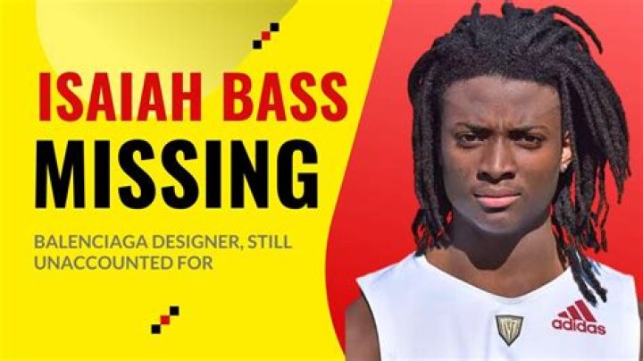 Isaiah Bass Missing Balenciaga Case