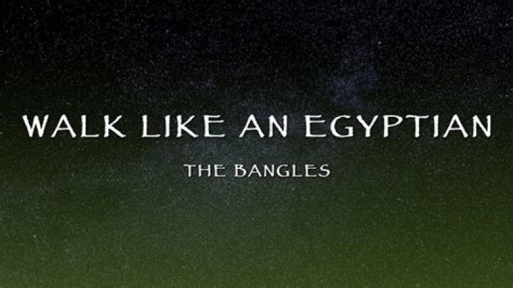 The Bangles Walk Like an Egyptian Lyrics |